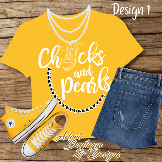 Chucks & Pearls Shirt