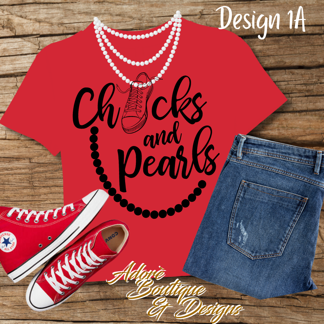 Chucks & Pearls Shirt