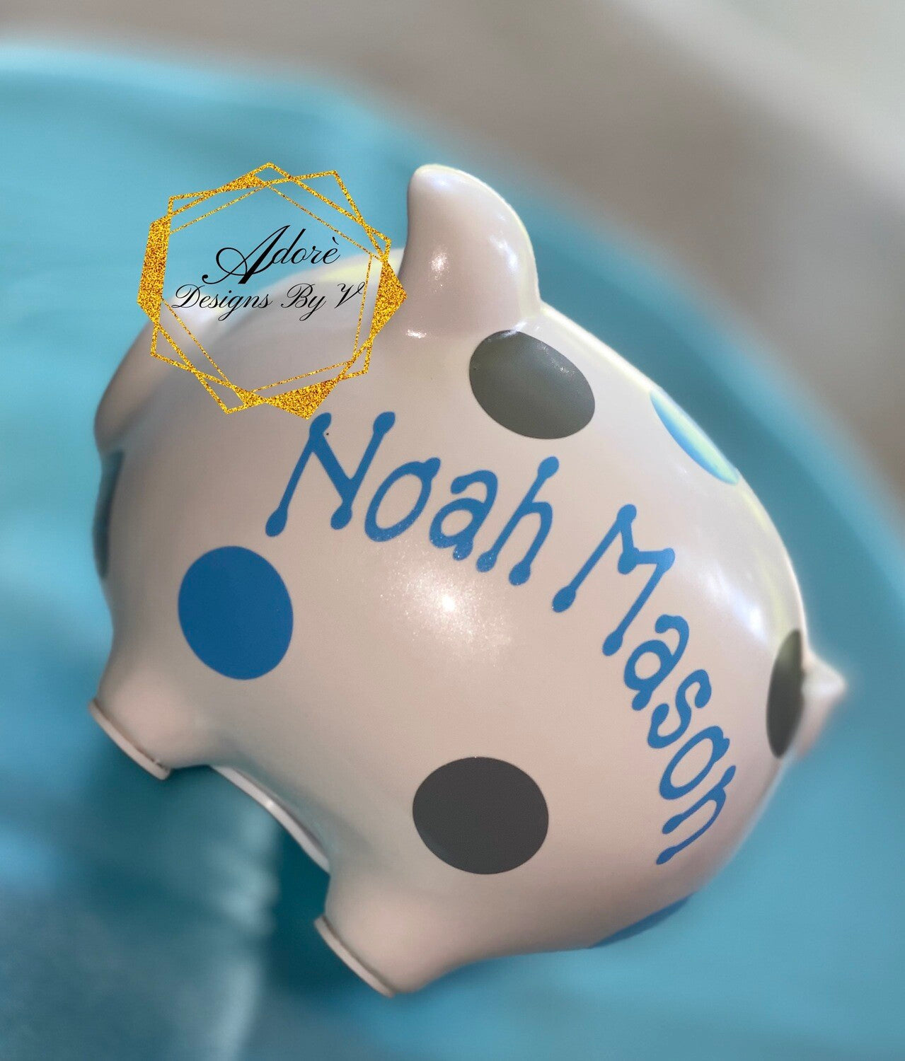 Personalized Ceramic Piggy Bank