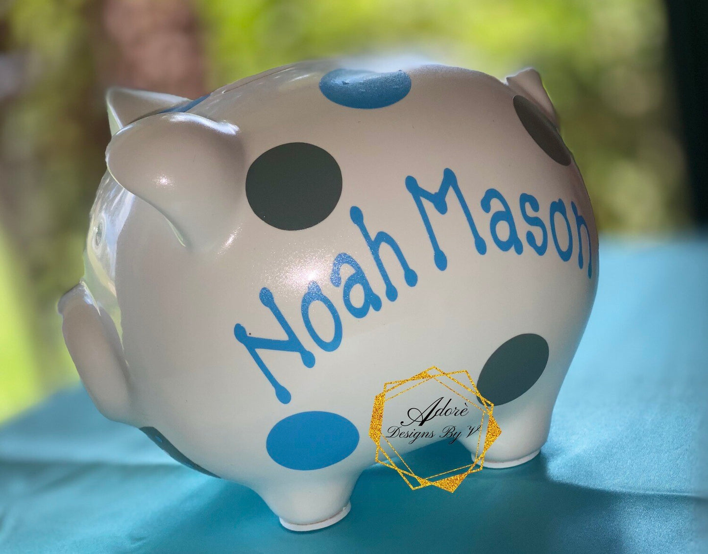 Personalized Ceramic Piggy Bank