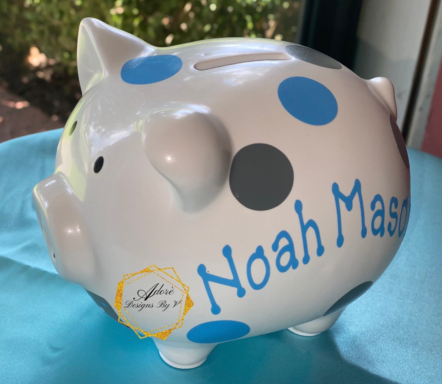 Personalized Ceramic Piggy Bank