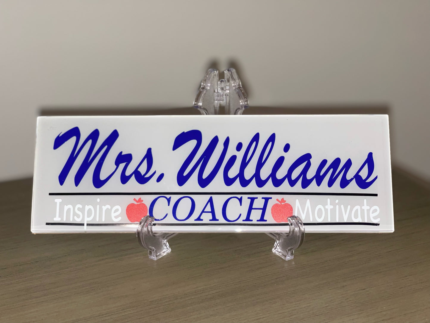 Personalized Teacher/Coach Plaque