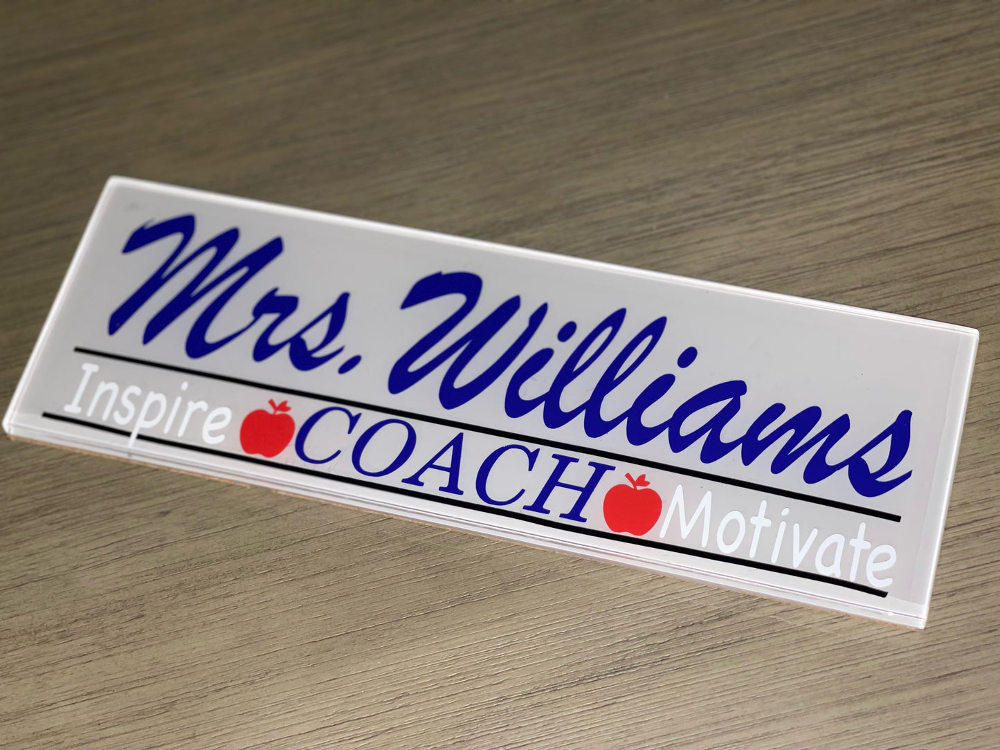 Personalized Teacher/Coach Plaque