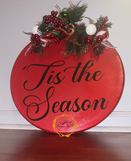 Tis the Season Door Hanger