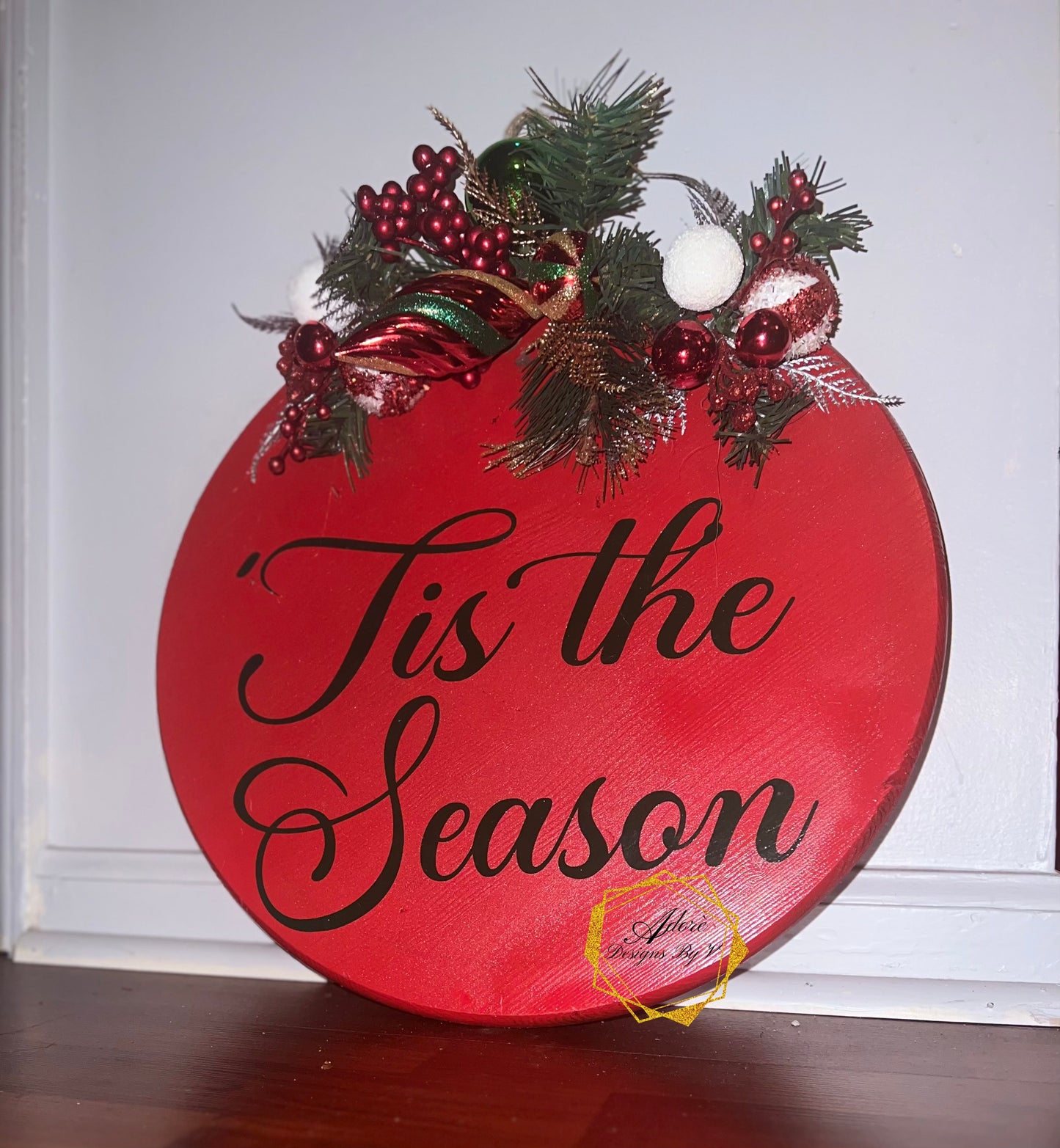 Tis the Season Door Hanger