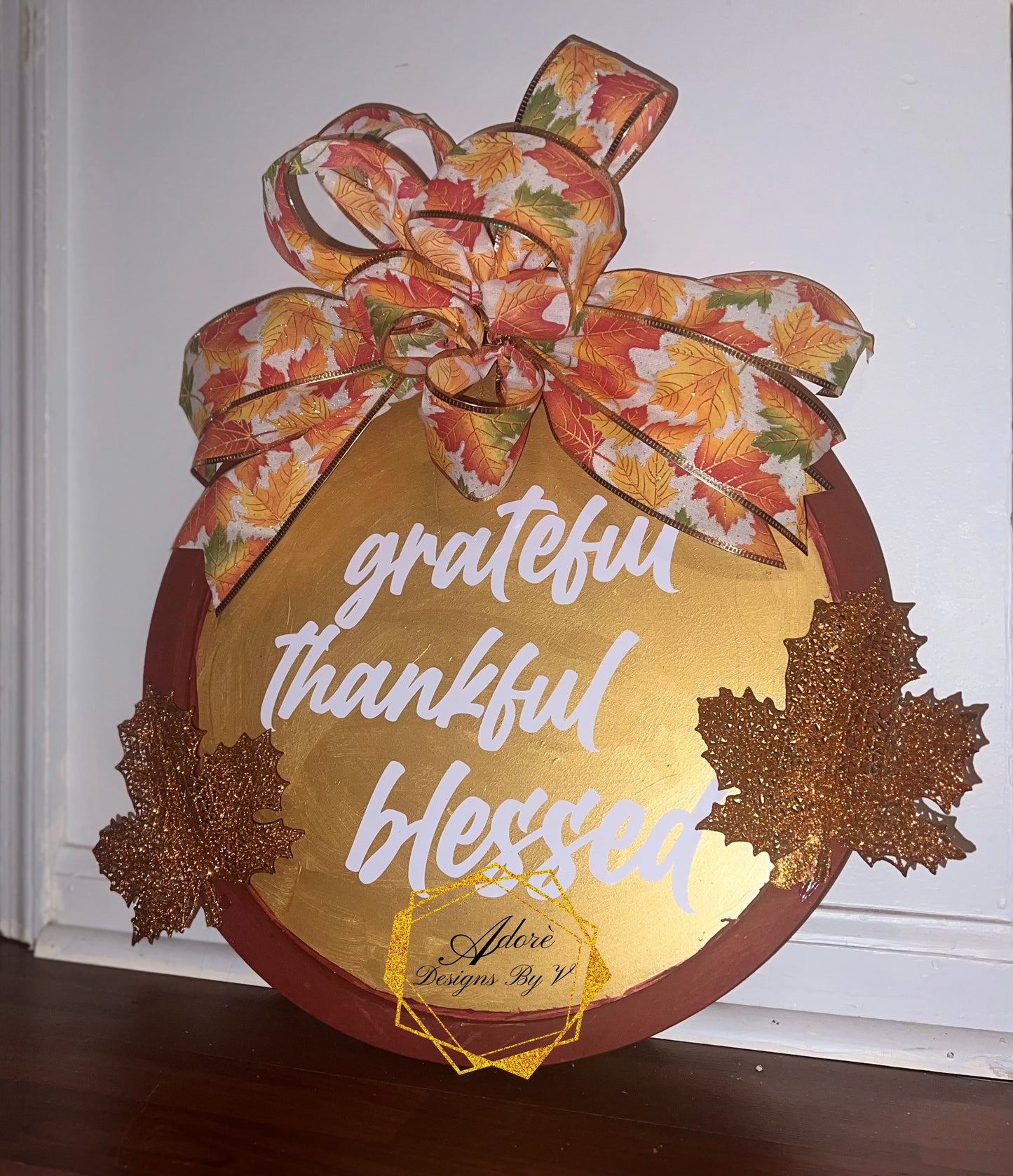 Thankful x3 Door Hanger