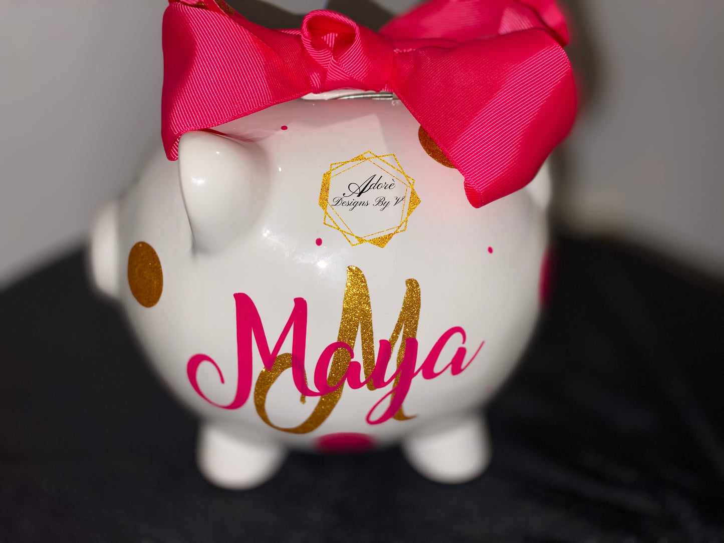 Personalized Ceramic Piggy Bank