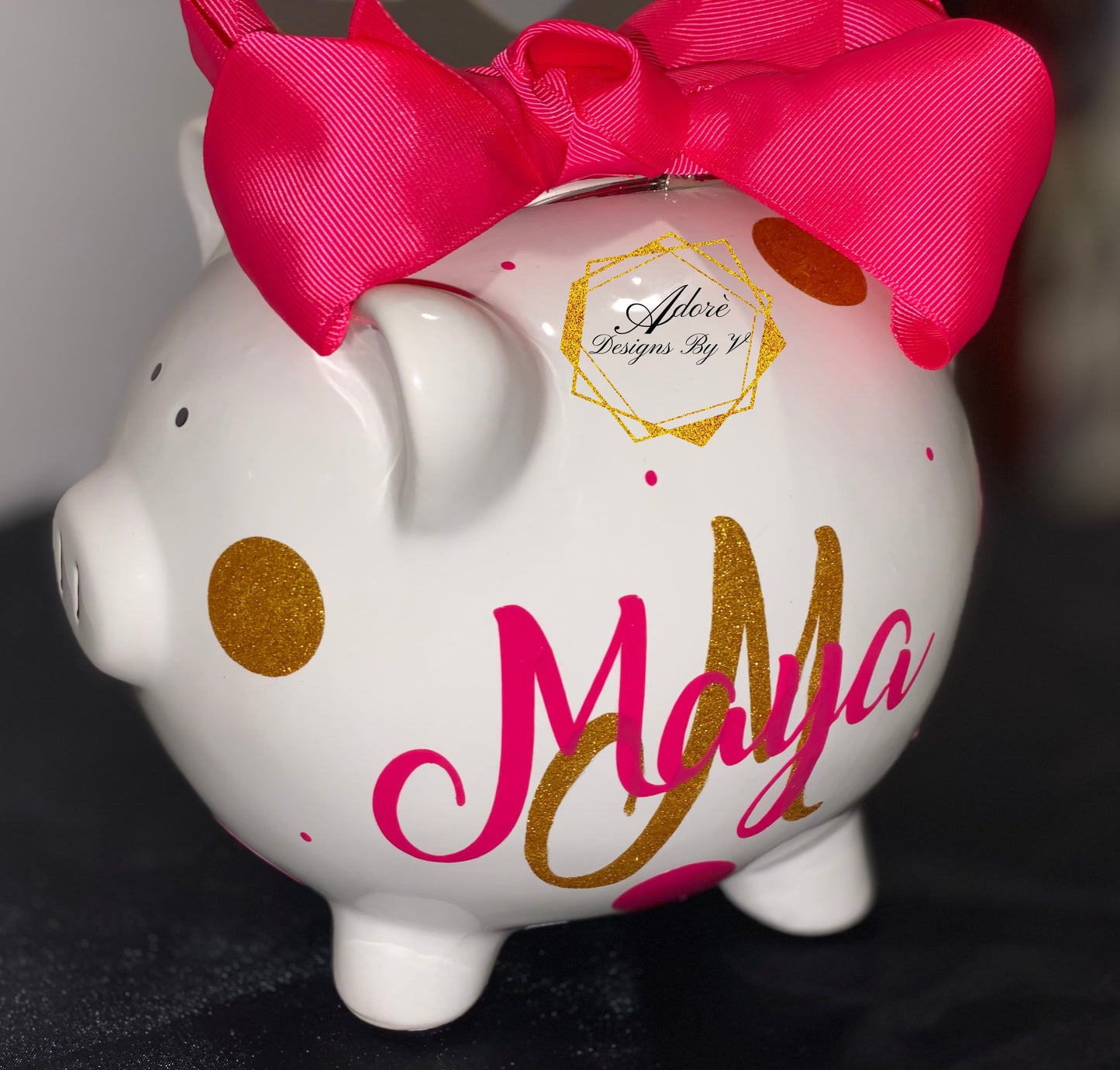 Personalized Ceramic Piggy Bank