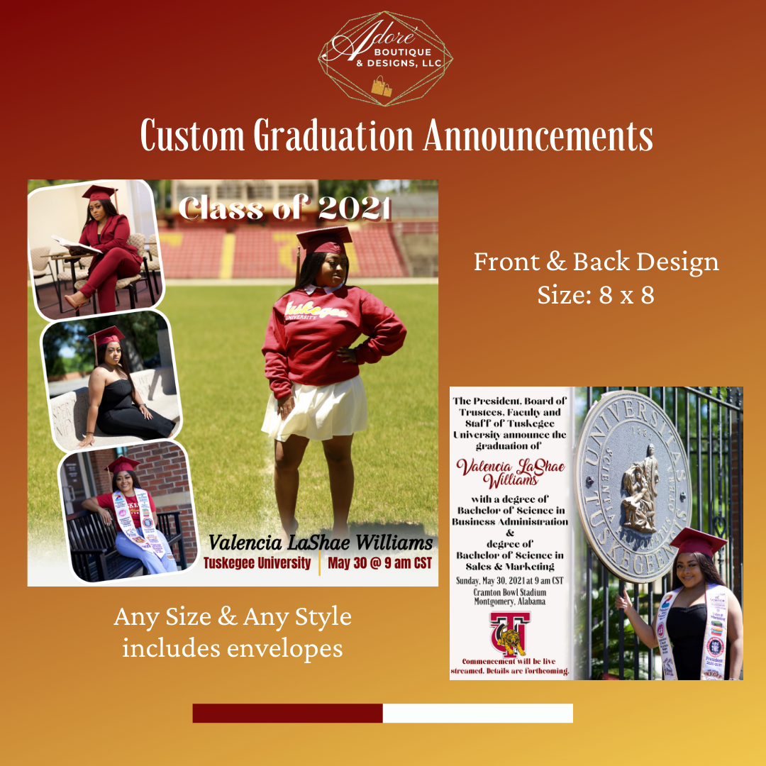 Custom Graduation Announcement Design